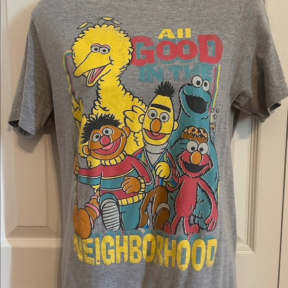 Sesame Street Distressed Tee Tshirt Shirt Women’s Small S - Picture 2 of 4